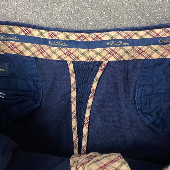 Brooks Brothers Elliot Corduroy Pants Men's 36 x 30 Fit 35 x 28 Blue Wide Wale - Picture 6 of 14